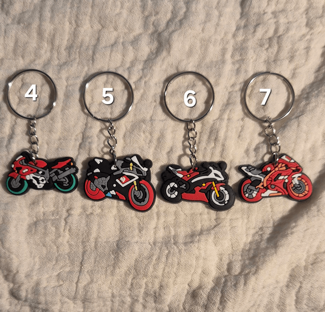 Porte-clé "thème moto/quad"