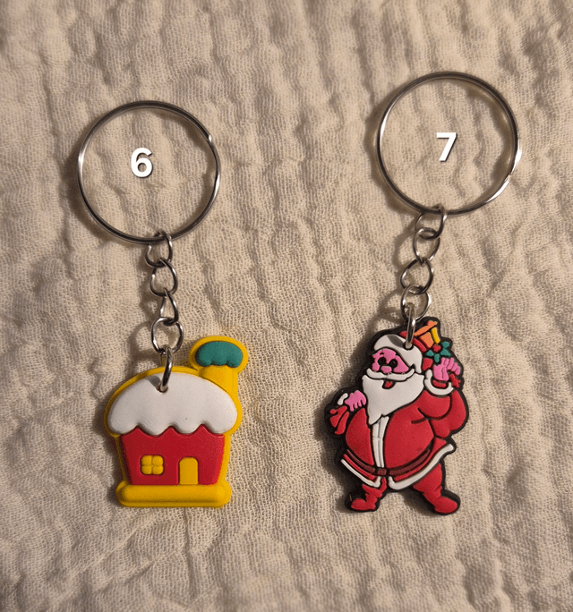 Porte-clé "thème noël"