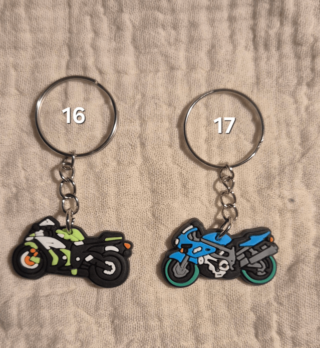 Porte-clé "thème moto/quad"