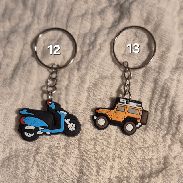 Porte-clé "thème moto/quad"