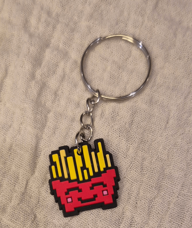Porte-clé "thème fast food"