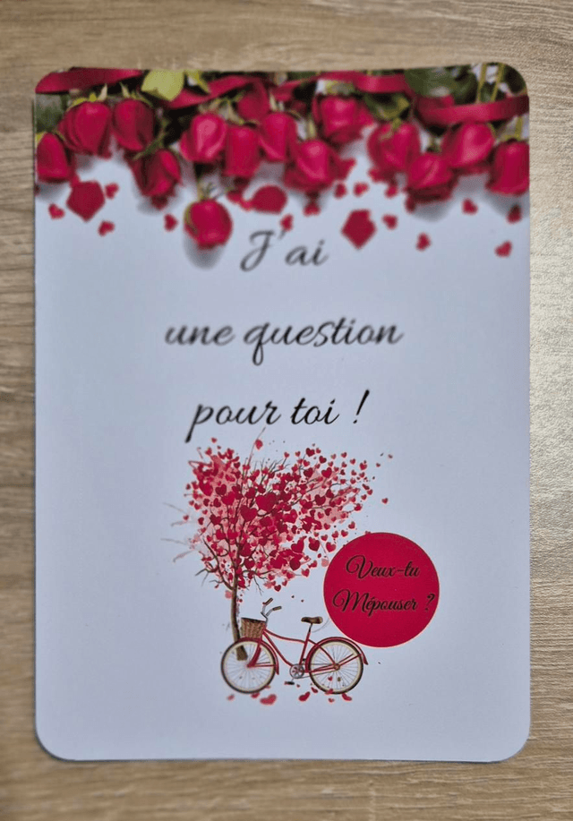 Carte à gratter : veux tu m'épouser ?